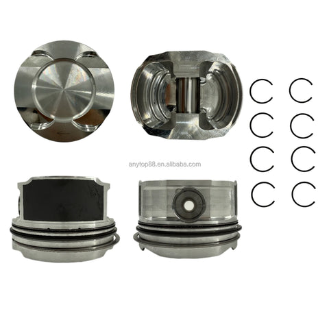 ANYTOP OE11258606459 4-Cylinder Forged Piston and Ring Set for BMW N20B20C 84mm Car Engine Parts with 1 Year Warranty